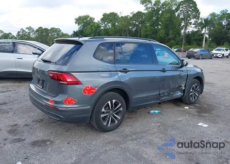 2022 Volkswagen Tiguan 2.0T S z USA, uszkodzony, nr VIN 3VV1B7AX6NM052452